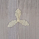 水辺に白鷺の楊柳縮緬付下　質感・風合