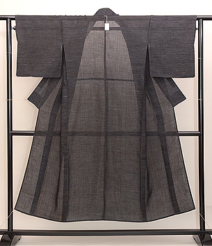 横縞の宮古上布