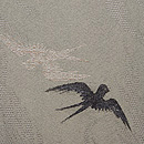 柳に燕単衣羽織　質感・風合