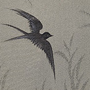 柳に燕単衣羽織　質感・風合