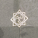 柳に燕単衣羽織　背紋