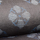 クレマチス文様宮古上布　質感・風合