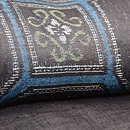 蜀江錦文様宮古上布　質感・風合