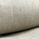 本場結城紬白鼠色袷　質感・風合