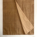 本真綿煤竹色の袷　上前