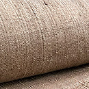 本真綿煤竹色の袷　質感・風合