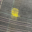 格子に琉球文様久米島紬 質感・風合