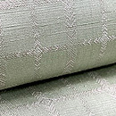 白緑色石畳文様紬袷 もとじ製 質感・風合