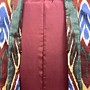 ウズベキスタン アドラスの羽織　羽裏