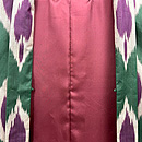 ウズベキスタン アドラスの羽織　羽裏