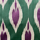 ウズベキスタン アドラスの羽織　質感・風合