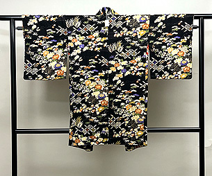 七宝に四季の花文様羽織