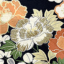 七宝に四季の花文様羽織　質感・風合