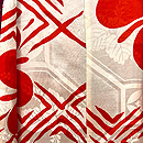 ビロード地絞りのコート　羽裏