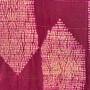 ビロード地絞りのコート　質感・風合