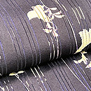 紫縦絽垂れ柳の羽織　質感・風合