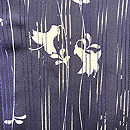 紫縦絽垂れ柳の羽織　質感・風合