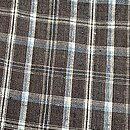 黒地格子文様本場越後上布　質感・風合