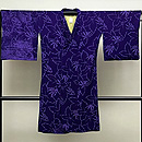 紫地輪奈ビロードのコート　正面
