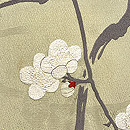 梅枝文様の絵羽織　質感・風合