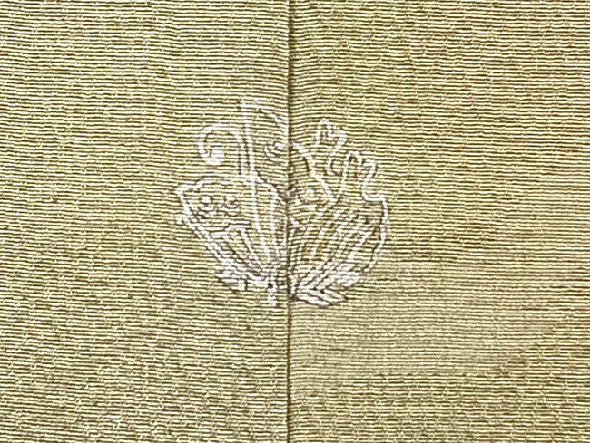 ★ annaです★紫陽花 牡丹 枝梅 アンティーク着物 No2 アンティーク羽織 羽織 赤紫地 絞り 橘 扇 金糸 銀糸 霞雲 帆船