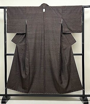 久米島紬の袷