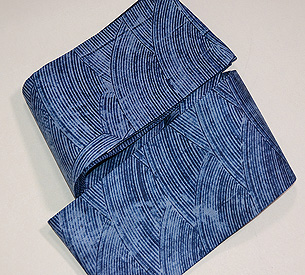 ナイジェリアヨルバの藍染め半幅帯