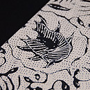 チレボンのバティック名古屋帯　質感・風合