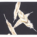 羽根文様名古屋帯 前柄