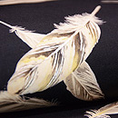 羽根文様名古屋帯 質感・風合