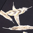 羽根文様名古屋帯 質感・風合