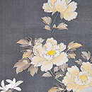 牡丹の剥ぎ開き名古屋帯　質感・風合