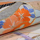 鈴文様刺繍紋織袋帯 質感・風合