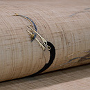 川鵜の刺繍生平麻名古屋帯 質感・風合