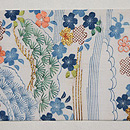 江戸解き裂桜文様名古屋帯 前柄