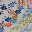 江戸解き裂桜文様名古屋帯 質感・風合