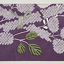 間垣に萩の図絽名古屋帯 前柄