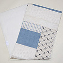 上布切り継ぎの名古屋帯　帯裏