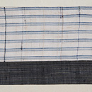 上布切り継ぎの名古屋帯　前柄