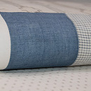 上布切り継ぎの名古屋帯　質感・風合