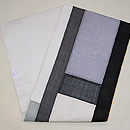 上布切り継ぎの名古屋帯　帯裏