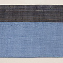 上布切り継ぎの名古屋帯　前柄