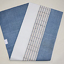 上布切り継ぎの名古屋帯　帯裏