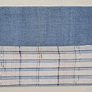 上布切り継ぎの名古屋帯　前柄