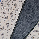 上布の半幅帯　質感・風合