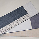 上布の半幅帯　質感・風合