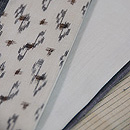 上布の半幅帯　質感・風合