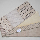 上布の半幅帯　質感・風合