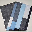 上布切り継ぎの名古屋帯　帯裏