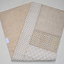 上布切り継ぎの名古屋帯　帯裏